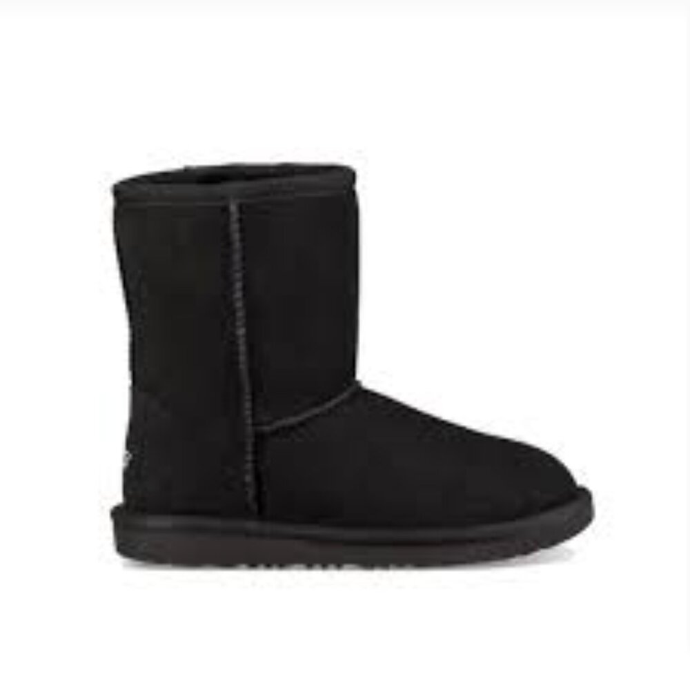 UGG Women's Black Classic Li 1017703K Suede Ankle Winter Snow Boot‎ Size 4